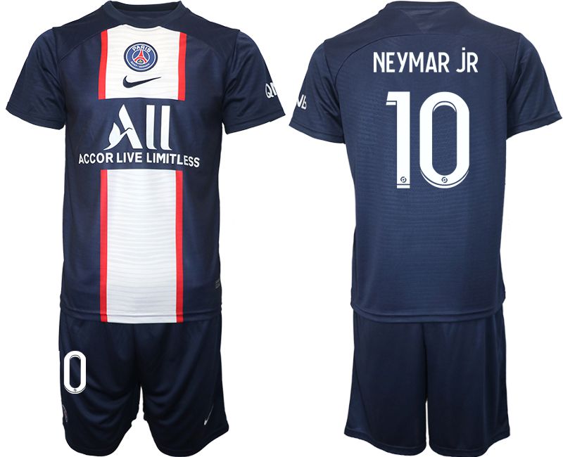 Men 2022-2023 Club Paris St German home blue #10 Soccer Jersey->paris st german jersey->Soccer Club Jersey